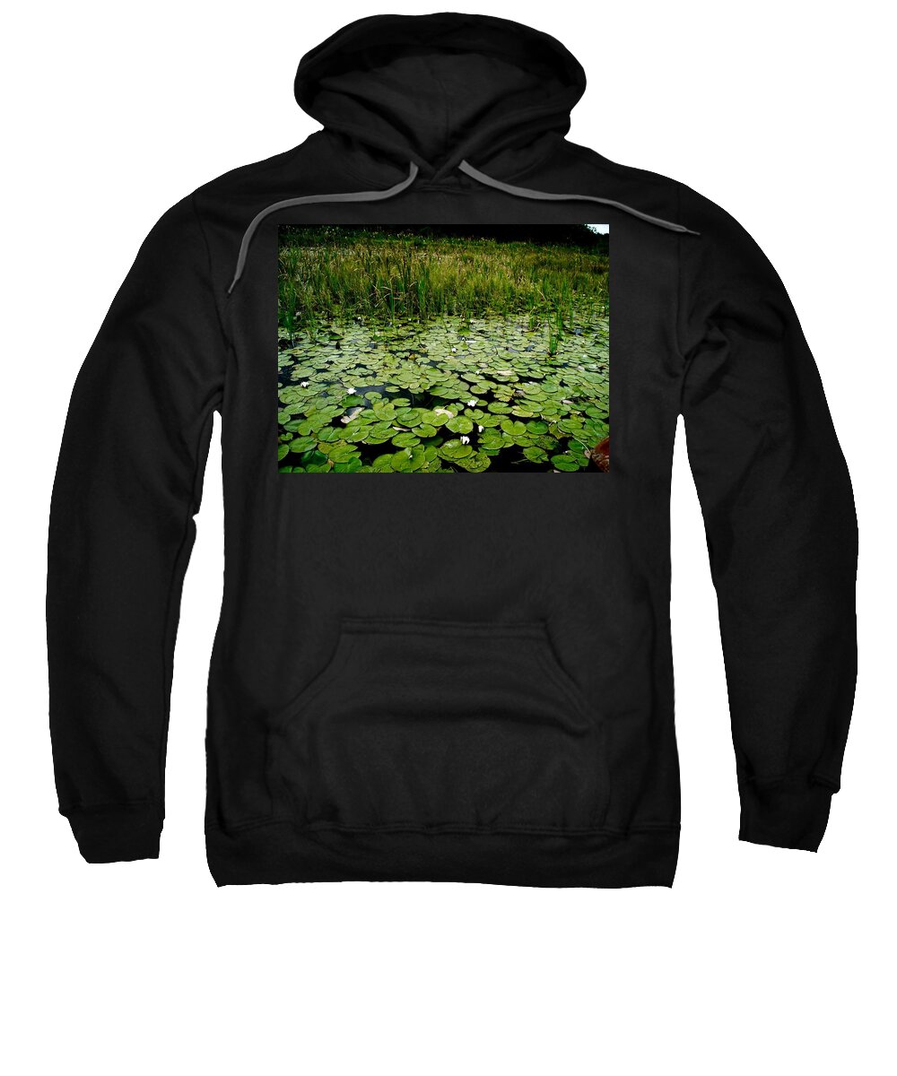 Lilly Pads Sweatshirt featuring the photograph More and More Lilly Pads by Kenlynn Schroeder