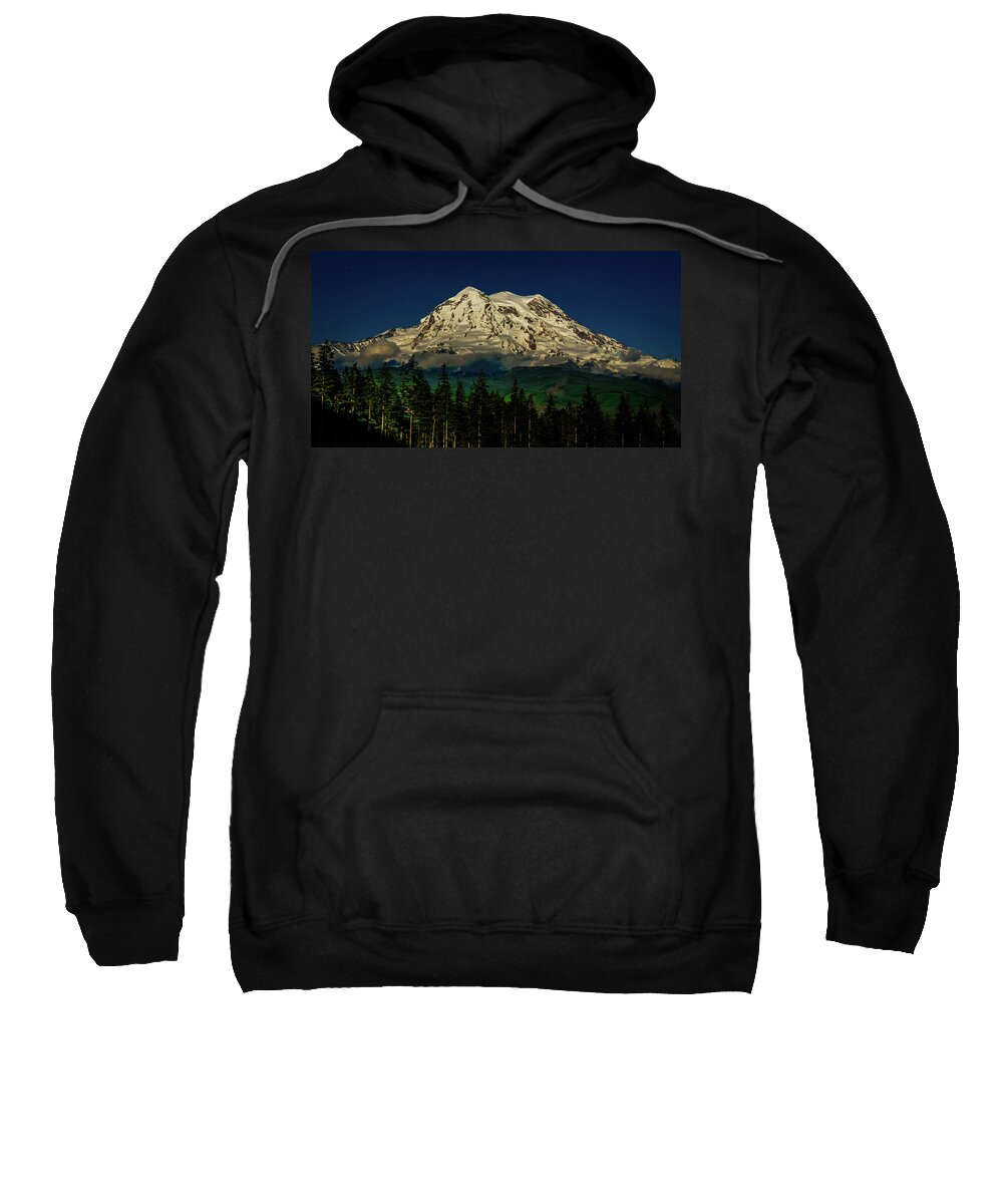Landscape Sweatshirt featuring the photograph Mt Rainier by Jason Brooks