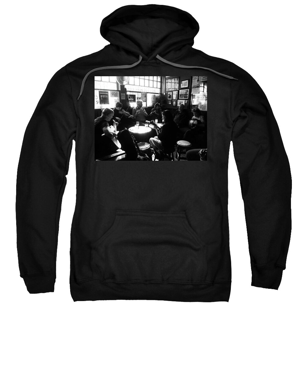 Magical Ireland Sweatshirt featuring the photograph Music and Guinness by Lexa Harpell