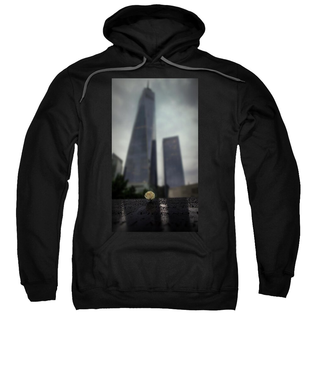 9/11 New York Sweatshirt featuring the photograph Never Forget by Ryan Smith