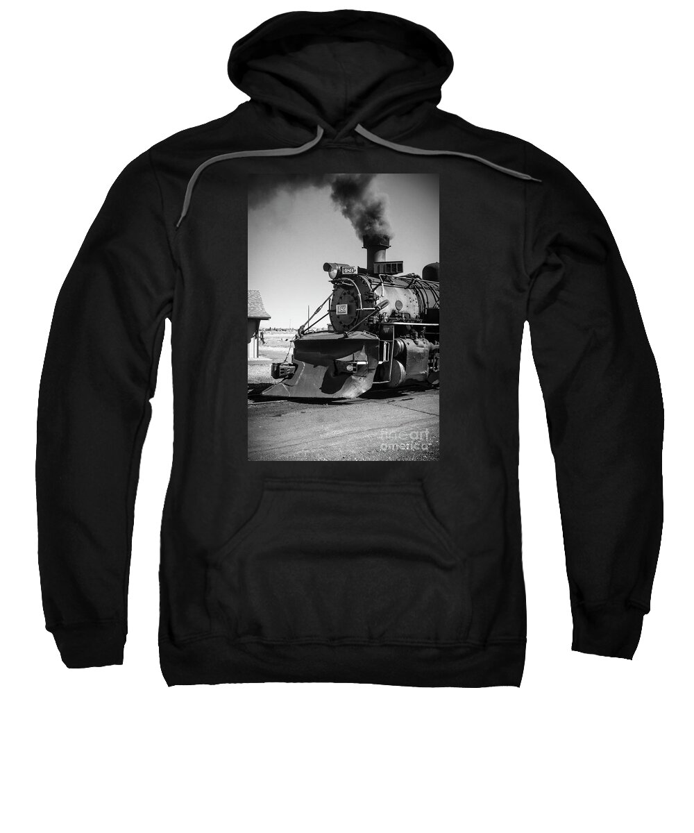 No. 489 Sweatshirt featuring the photograph No. 489 Engine by Imagery by Charly
