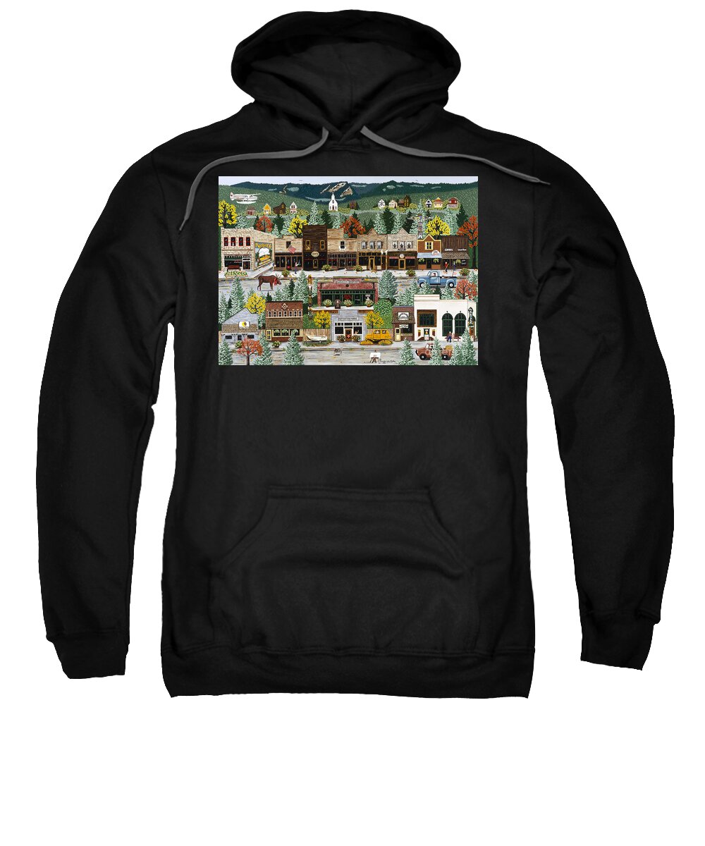 Tv Sweatshirt featuring the painting Northern Exposure by Jennifer Lake