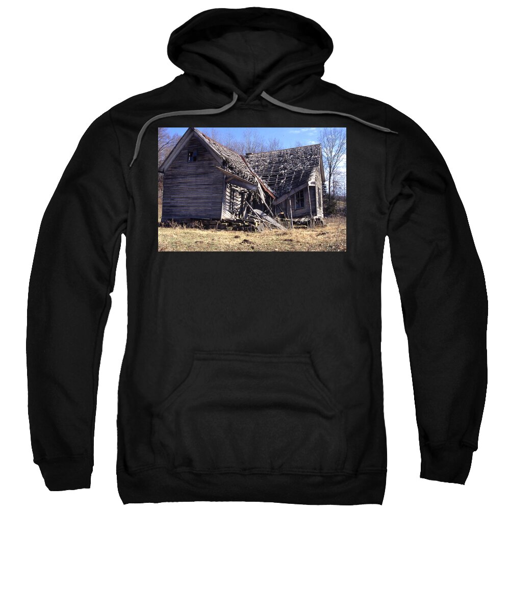  Sweatshirt featuring the photograph Old House b by Curtis J Neeley Jr