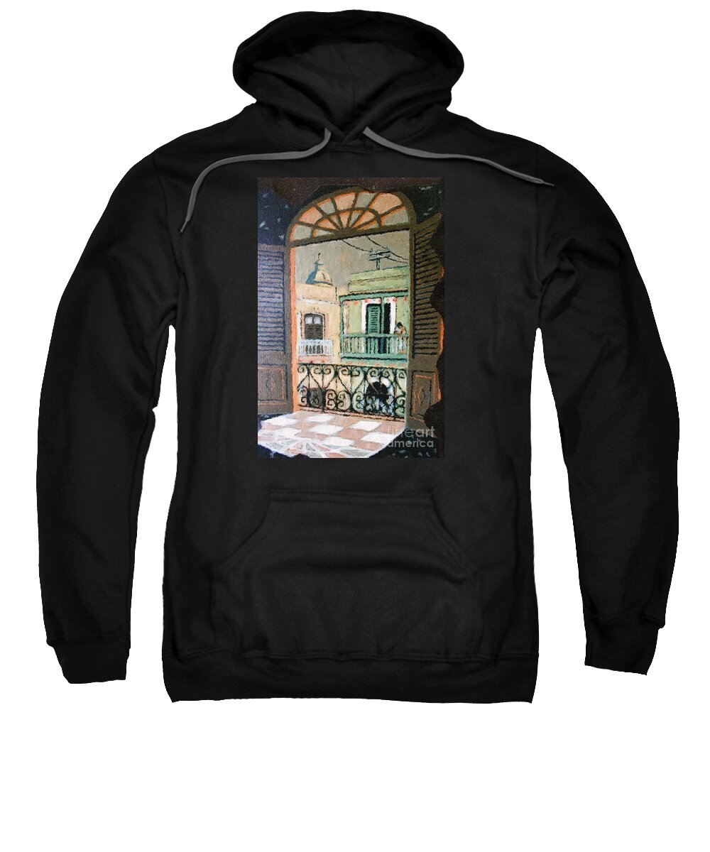 Old San Juan Sweatshirt featuring the photograph Old San Juan View by Alice Terrill