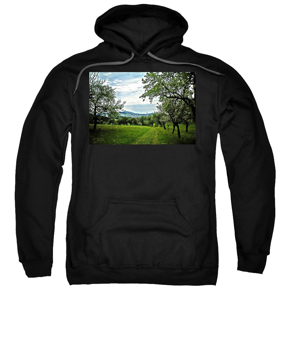 Europe Sweatshirt featuring the photograph On the Way to Gramastetten ... by Juergen Weiss
