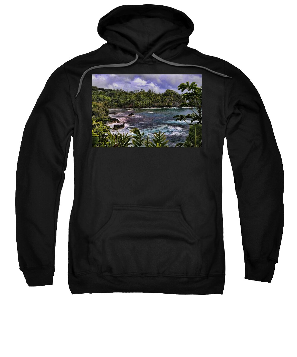 Big Island Sweatshirt featuring the photograph Onomea Bay Hawaii by Gary Beeler