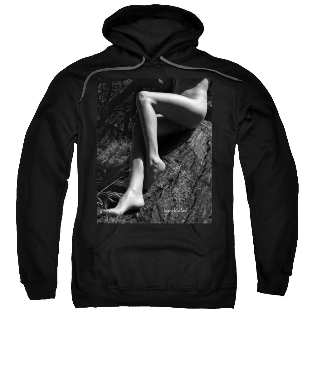 Nude Sweatshirt featuring the photograph Out On A Limb by Donna Blackhall