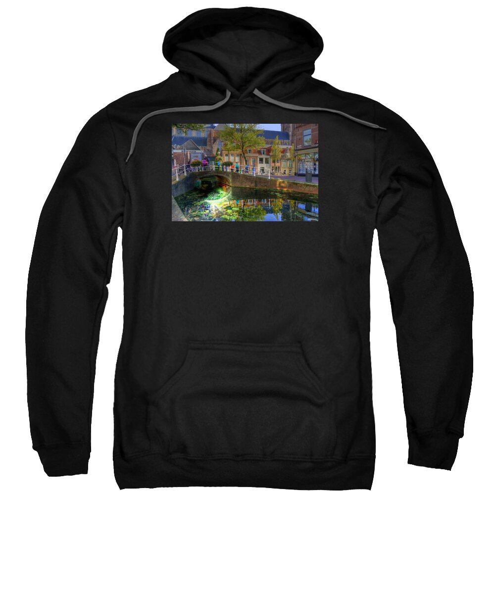 Holland Sweatshirt featuring the photograph Picturesque Delft by Uri Baruch