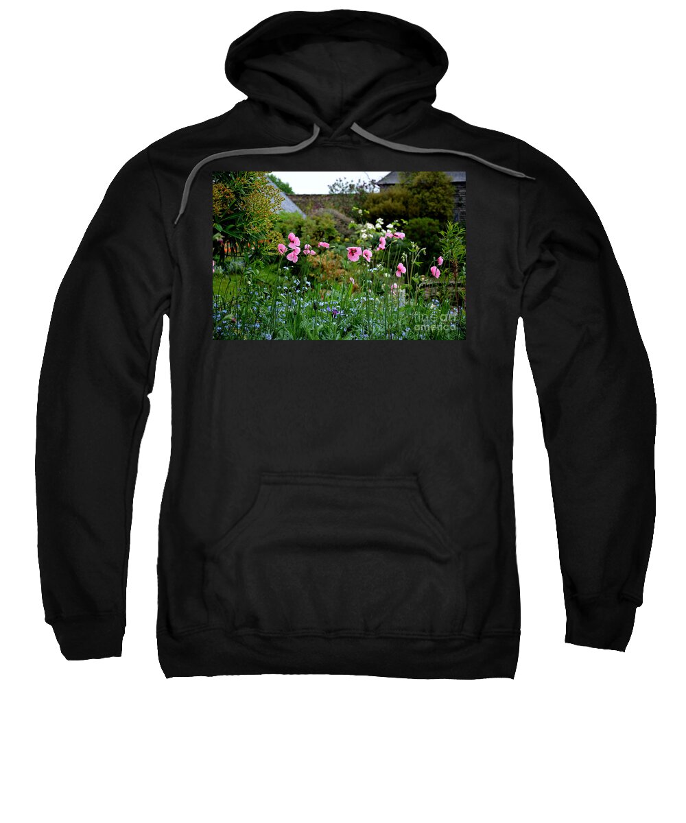Flowers Sweatshirt featuring the photograph Poppies of the Great Dixter by Tatyana Searcy