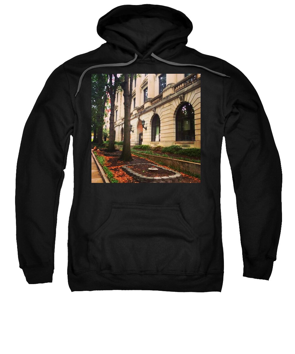 Photography Sweatshirt featuring the photograph Pulaski County Courthouse, Little Rock by Michael Dean Shelton