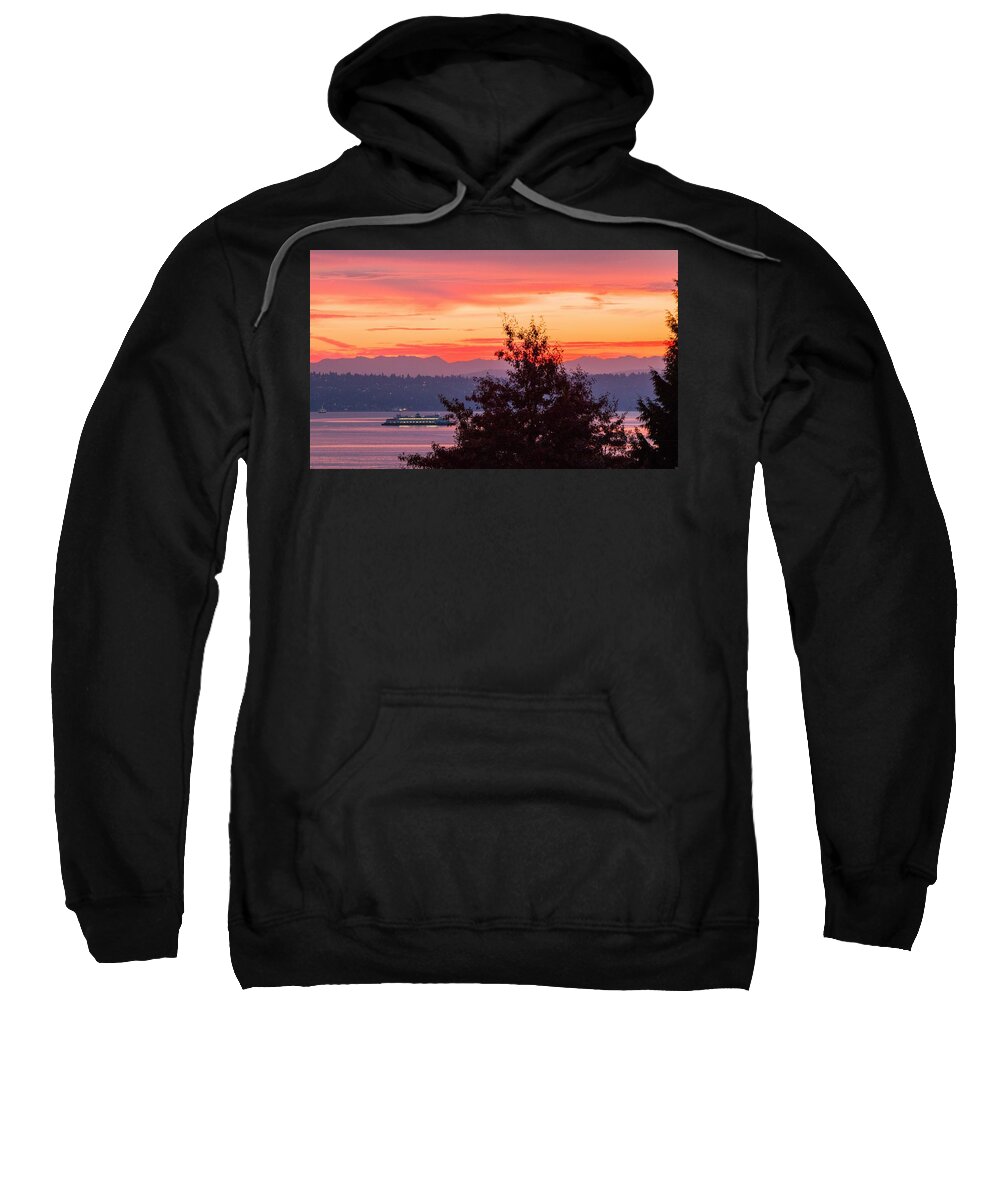 Sunrise Sweatshirt featuring the photograph Radiance at Sunrise by E Faithe Lester