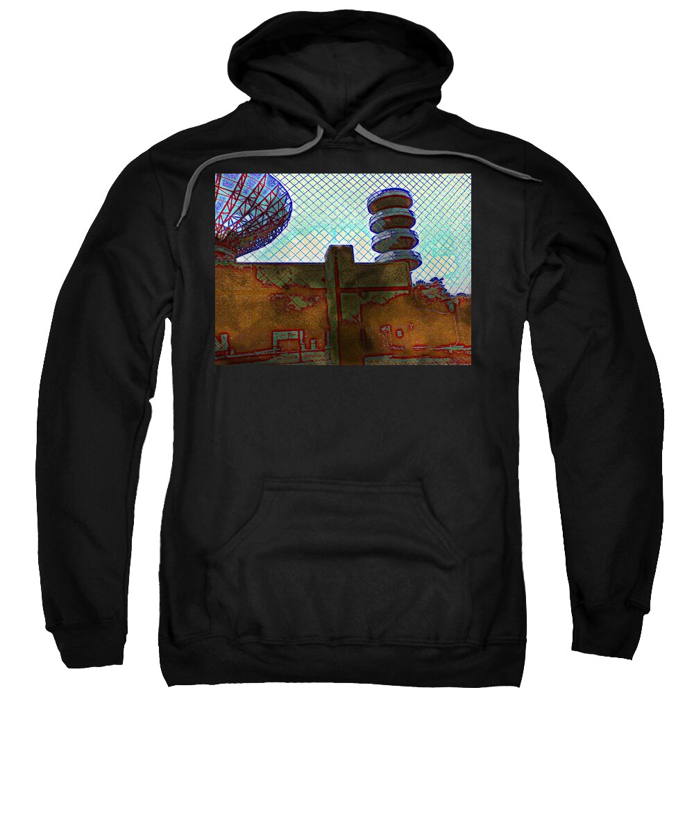 Radar Sweatshirt featuring the photograph Ready For Transmission by Andy Rhodes