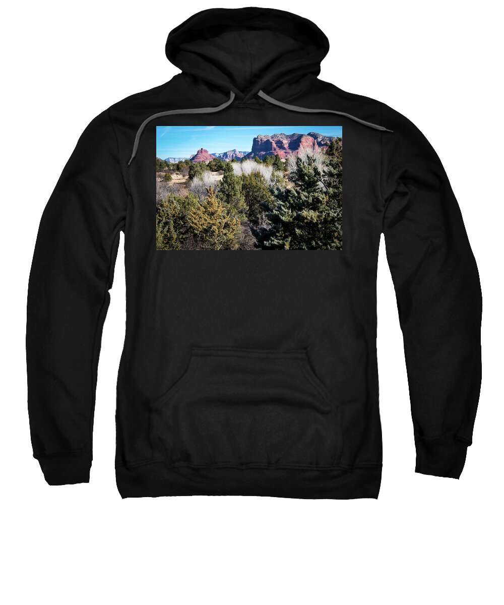 Red Sweatshirt featuring the photograph Red Rock Country by Susie Weaver
