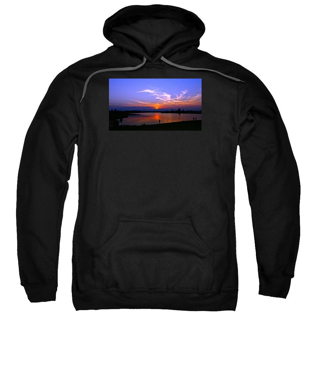 Colorado Sunset Sweatshirt featuring the photograph Red, White and Blue by Eric Dee