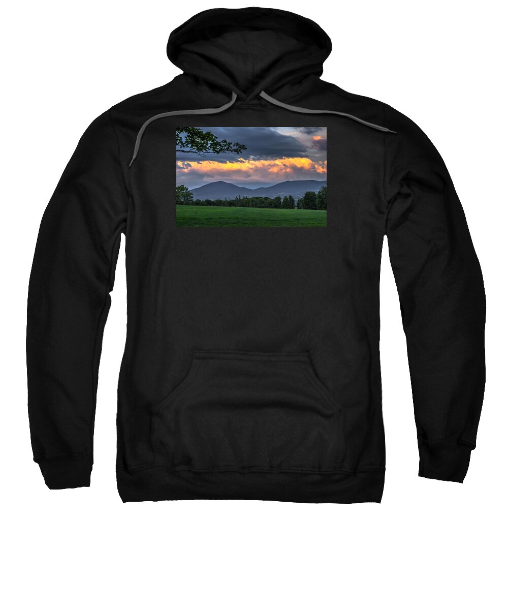Vermont Sweatshirt featuring the photograph Reverse Sunset by Tim Kirchoff
