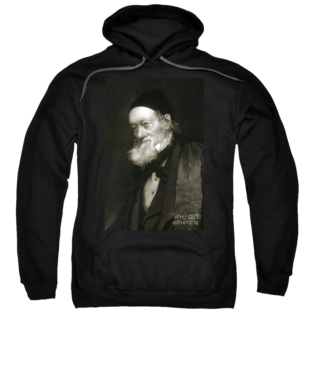 Science Sweatshirt featuring the photograph Richard Owen, English Paleontologist by Wellcome Images