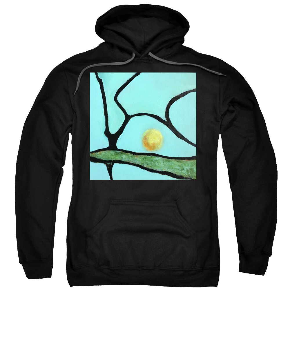 Contemporary Sweatshirt featuring the painting Ripening III by Mary Sullivan