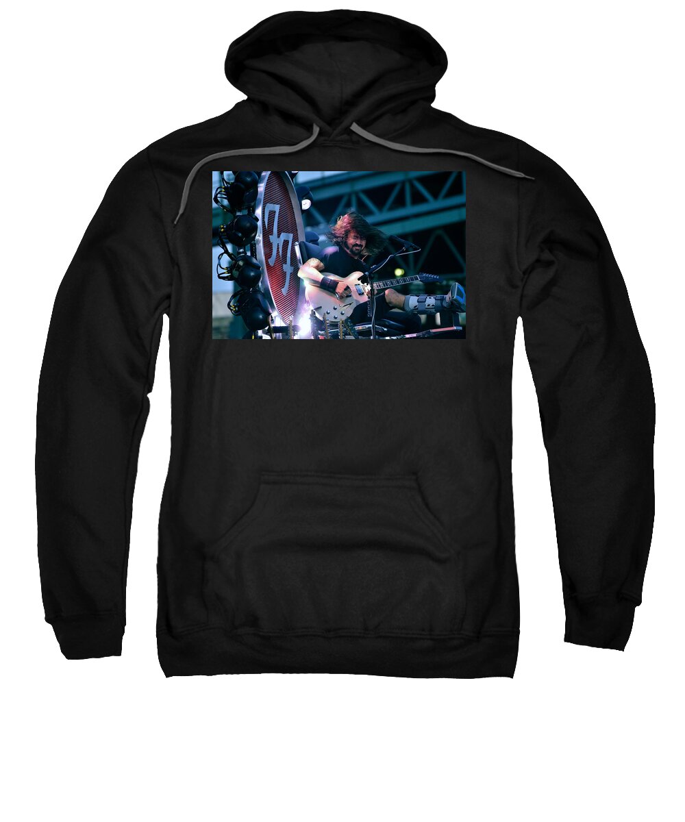 Rock N' Roll Sweatshirt featuring the photograph Rock Out by La Dolce Vita