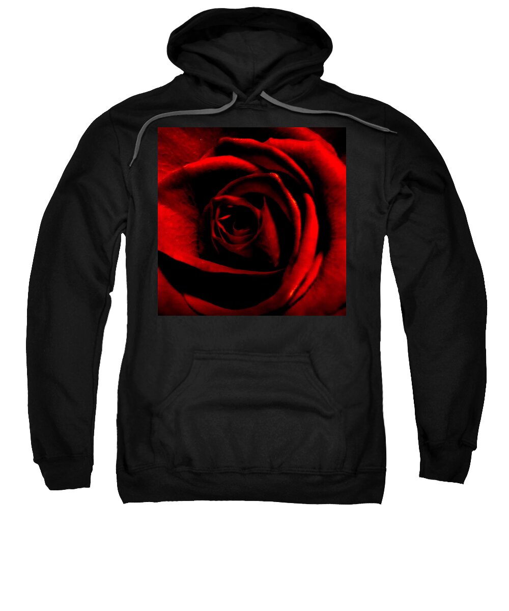 Cml Brown Sweatshirt featuring the photograph Rose by CML Brown