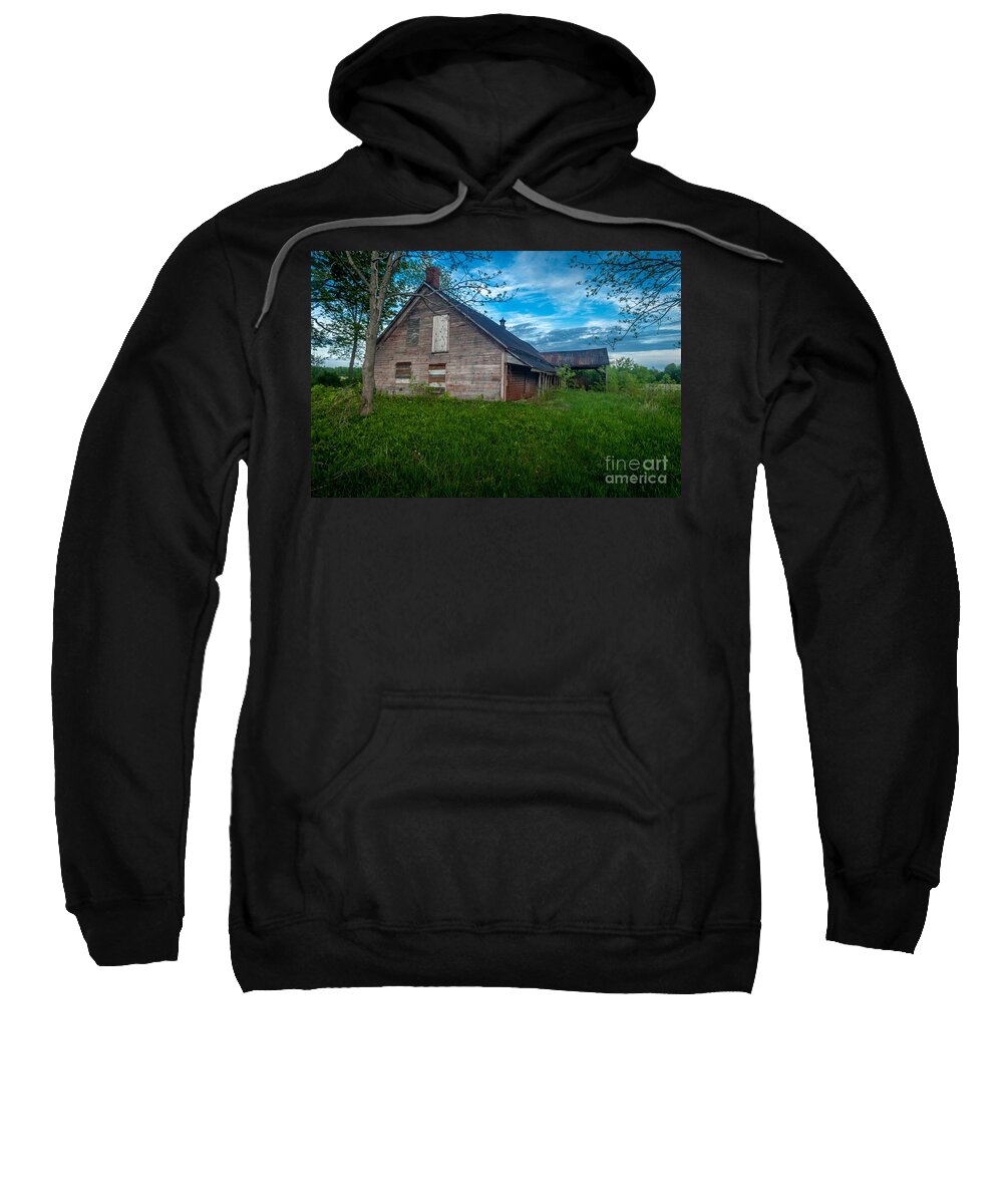 Abandoned Sweatshirt featuring the photograph Rural Slaughterhouse by Roger Monahan