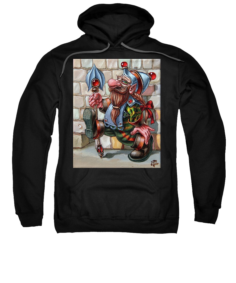 Painting Sweatshirt featuring the painting Sentinel by Victor Molev