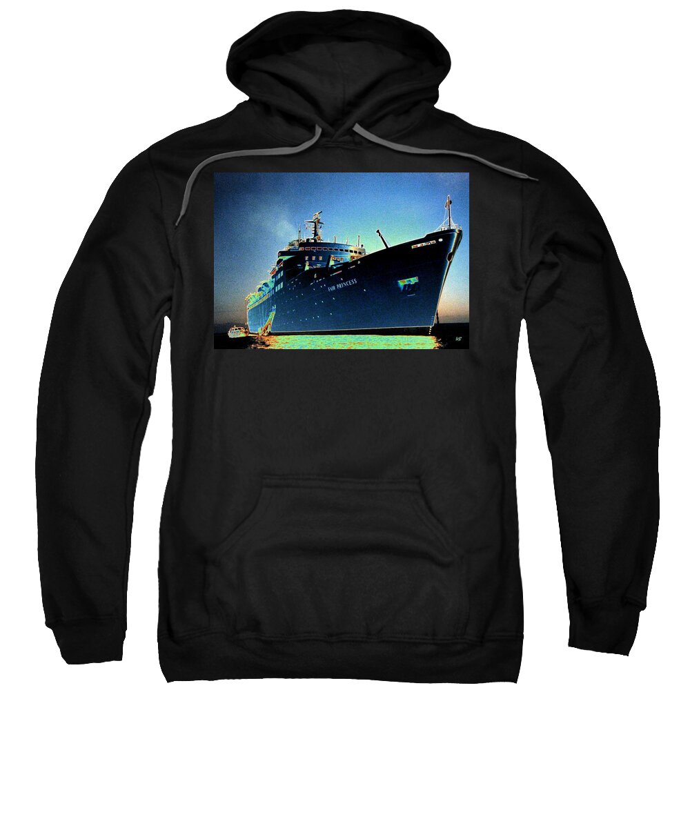 Puerto Vallarta Sweatshirt featuring the digital art Shipshape 9 by Will Borden