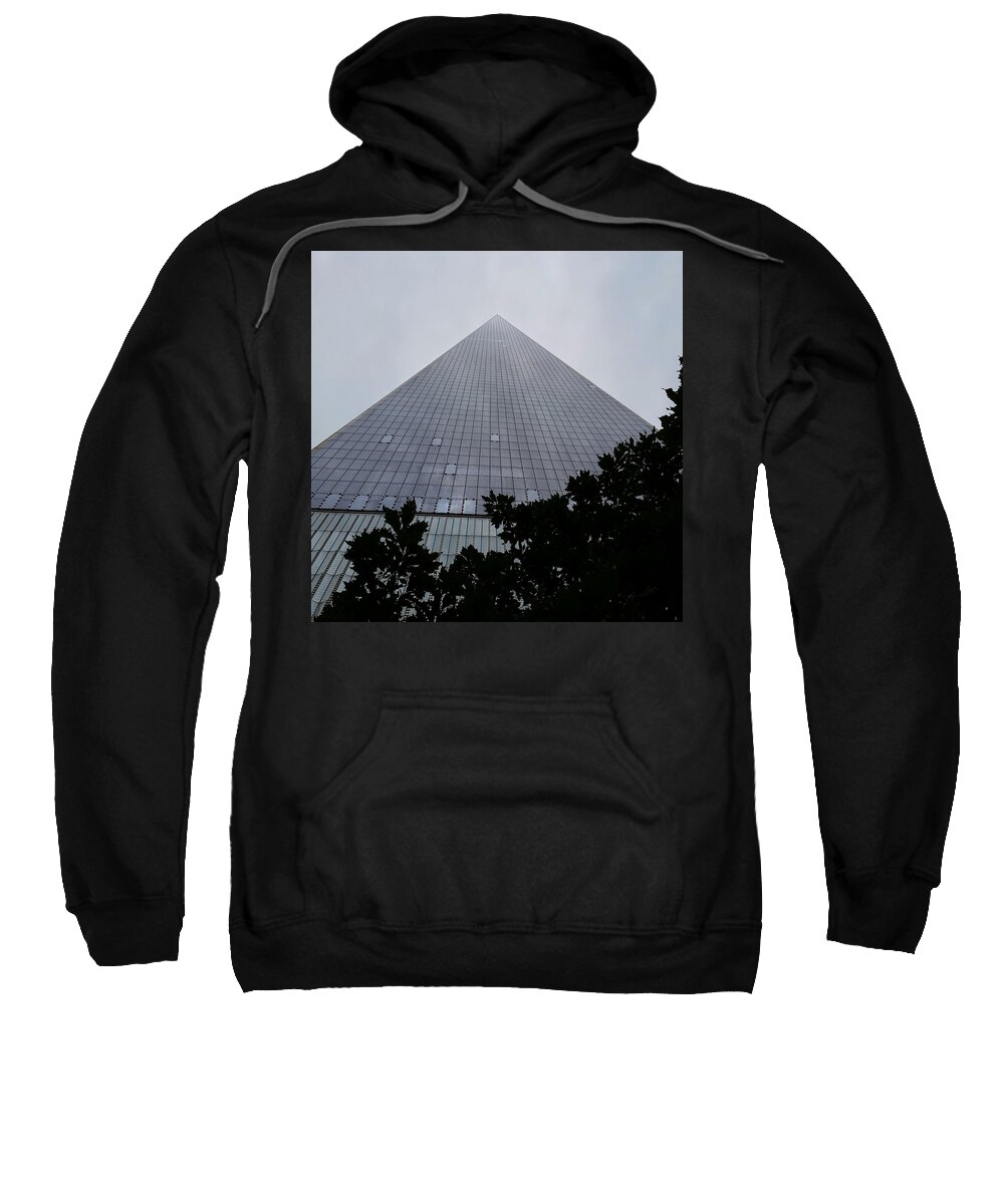 Skyscraper Sweatshirt featuring the photograph Skyscraper Reaching the Sky by Vic Ritchey