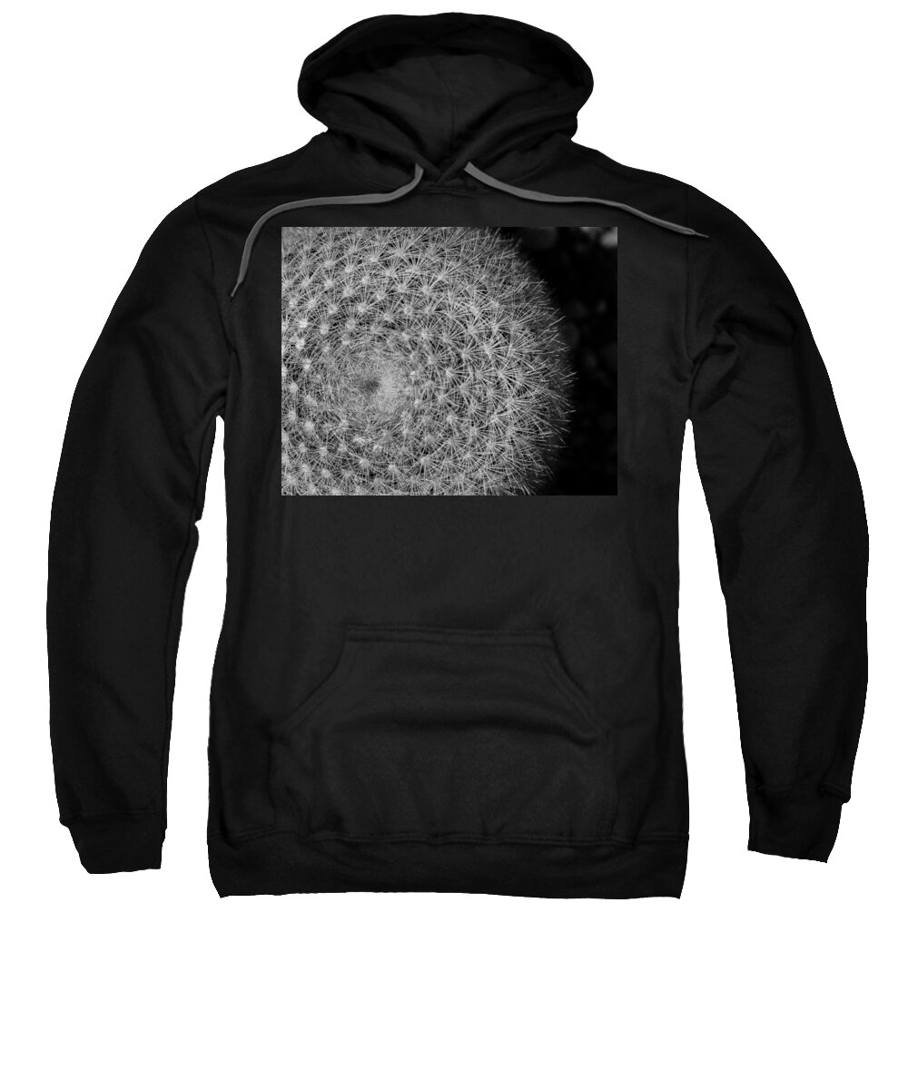 Abstract Sweatshirt featuring the photograph Spiky Moon by Ronda Broatch