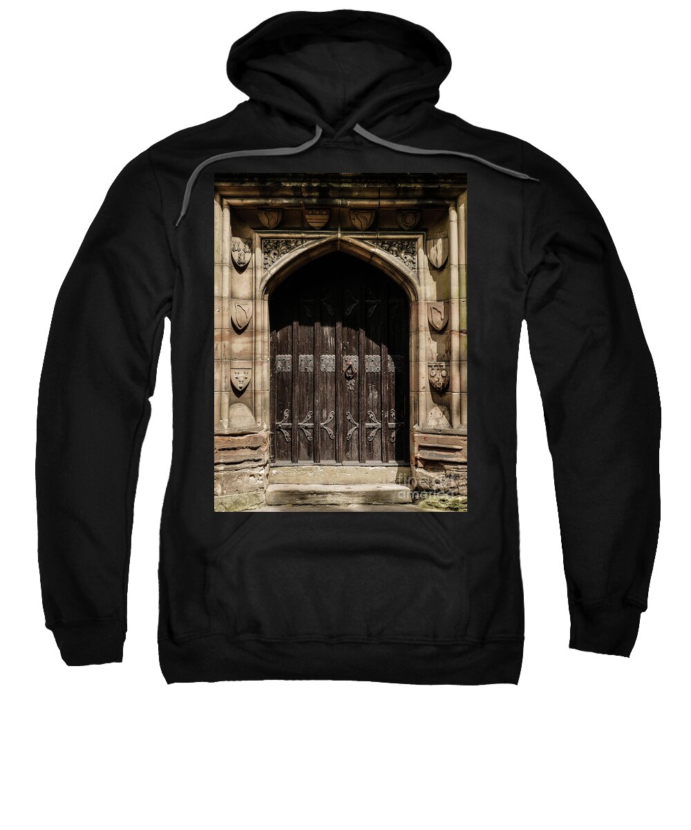 Doors Of The World Series By Lexa Harpell Sweatshirt featuring the photograph St Helens Entrance by Lexa Harpell