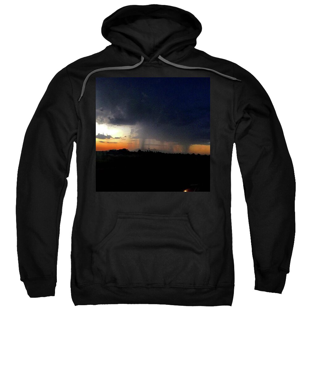 Arizona Sweatshirt featuring the photograph Storm Cloud by Speedy Birdman