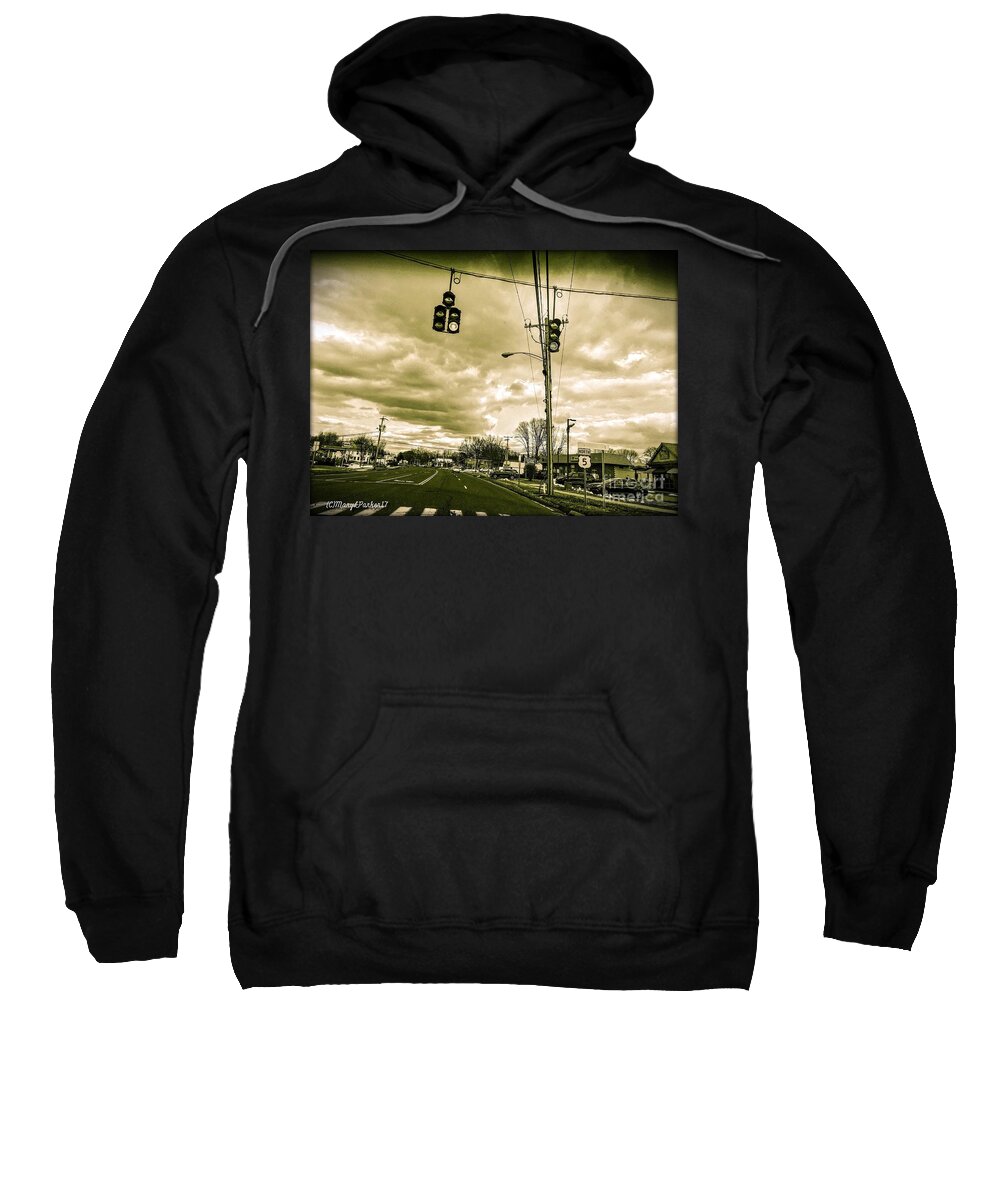 Strom Sweatshirt featuring the photograph Storm Coming by MaryLee Parker