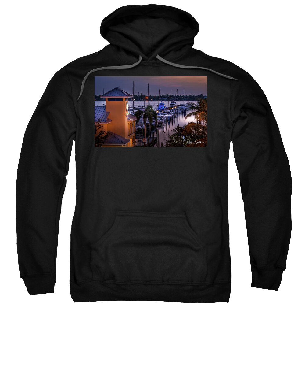 Boat Sweatshirt featuring the photograph Stuart Harbor by Rob Smith's