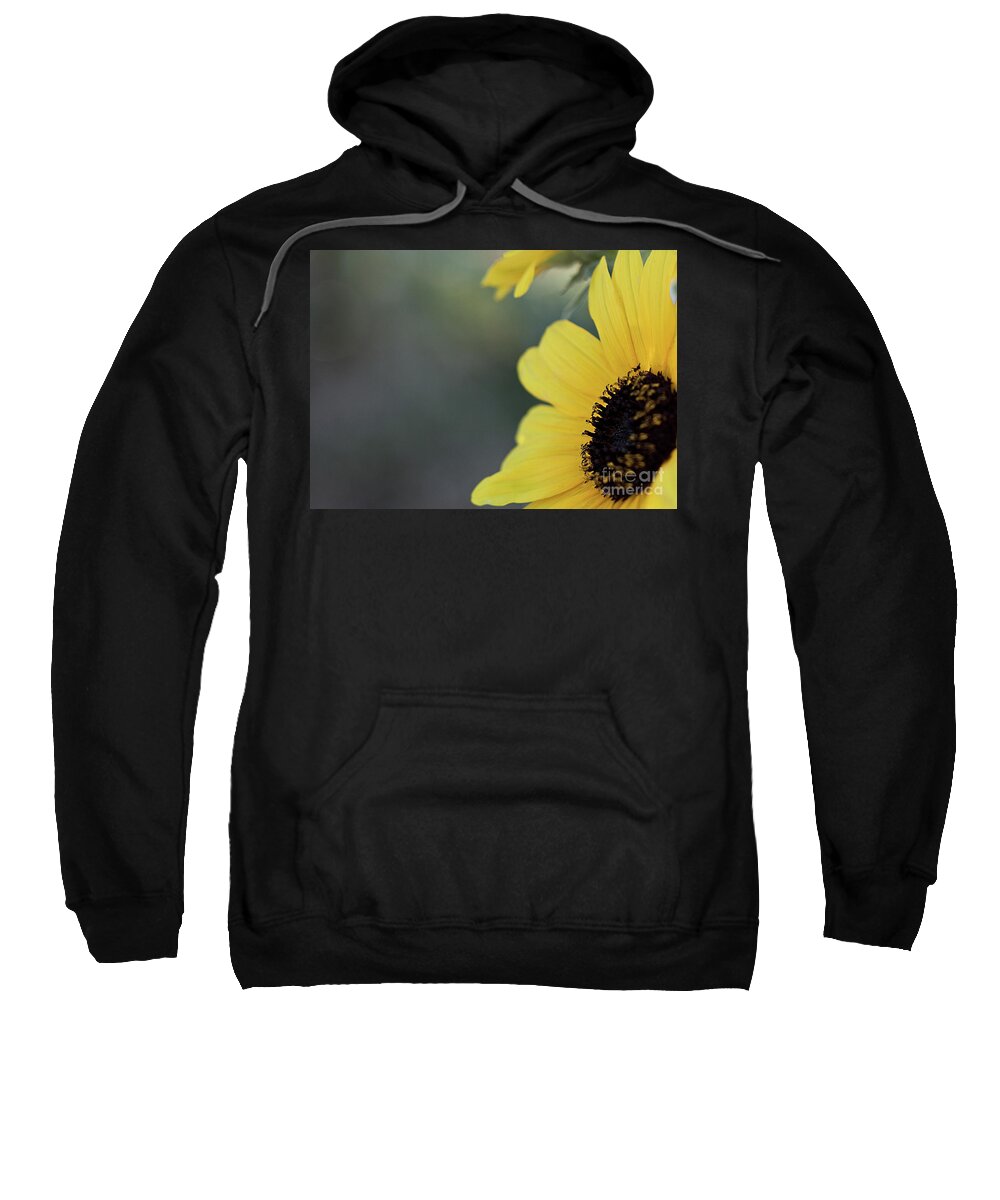 Sunflower Sweatshirt featuring the photograph Sunflower Off to the Side by Sherry Hallemeier