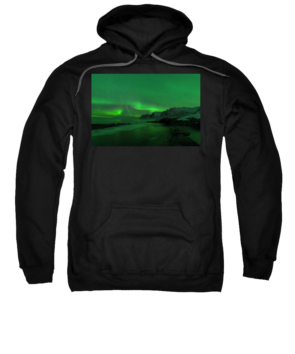 Swirl Sweatshirt featuring the photograph Swirling Skies and Seas by Alex Lapidus