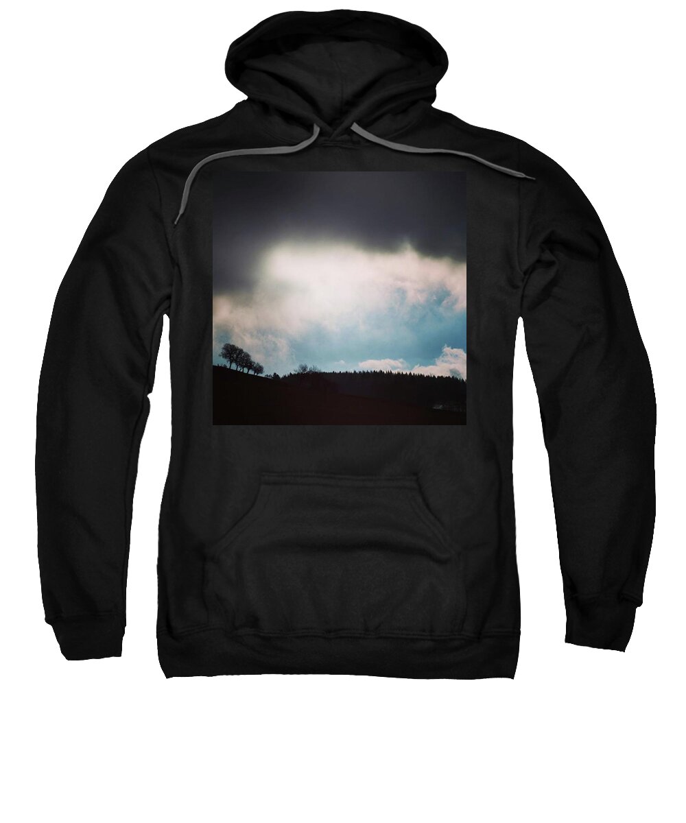 Work Sweatshirt featuring the photograph Switzerland, Here I Come... To Work On by Aleck Cartwright