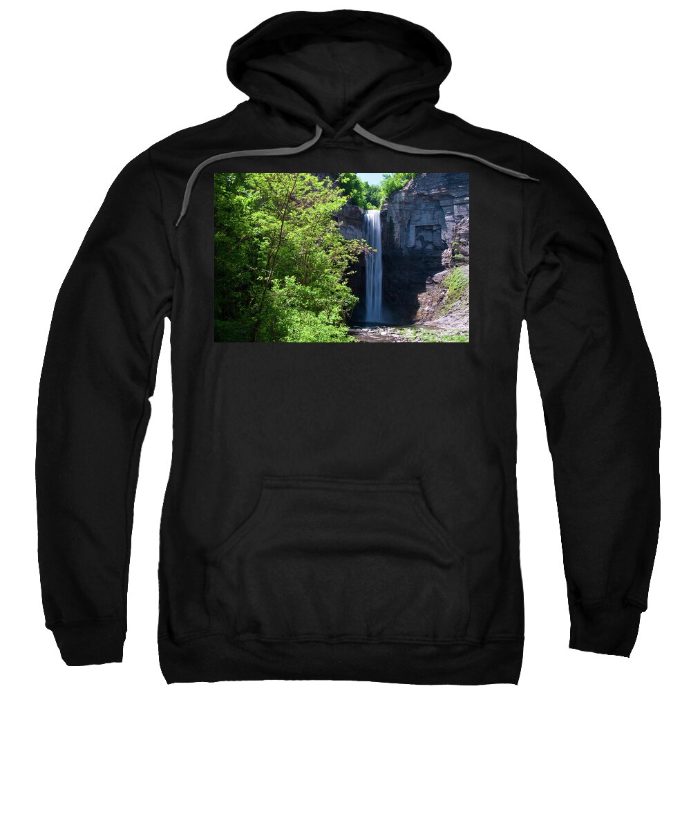 Water Sweatshirt featuring the photograph Taughannock Falls 0466 by Guy Whiteley