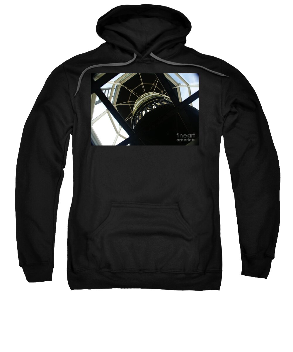 Lighthouse Sweatshirt featuring the photograph The Ghost Within by Linda Shafer