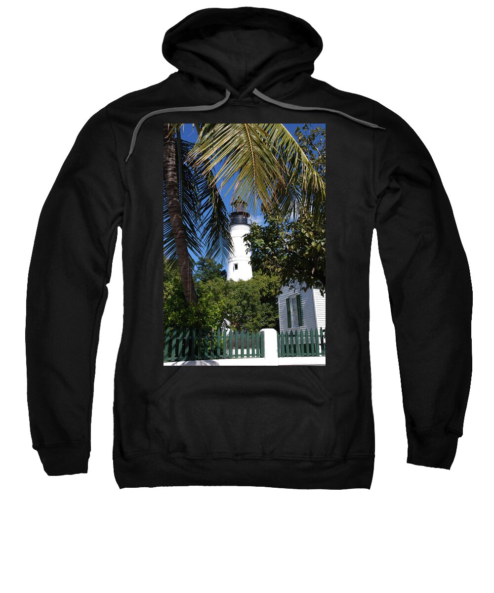 Photography Sweatshirt featuring the photograph The Lighthouse in Key West II by Susanne Van Hulst