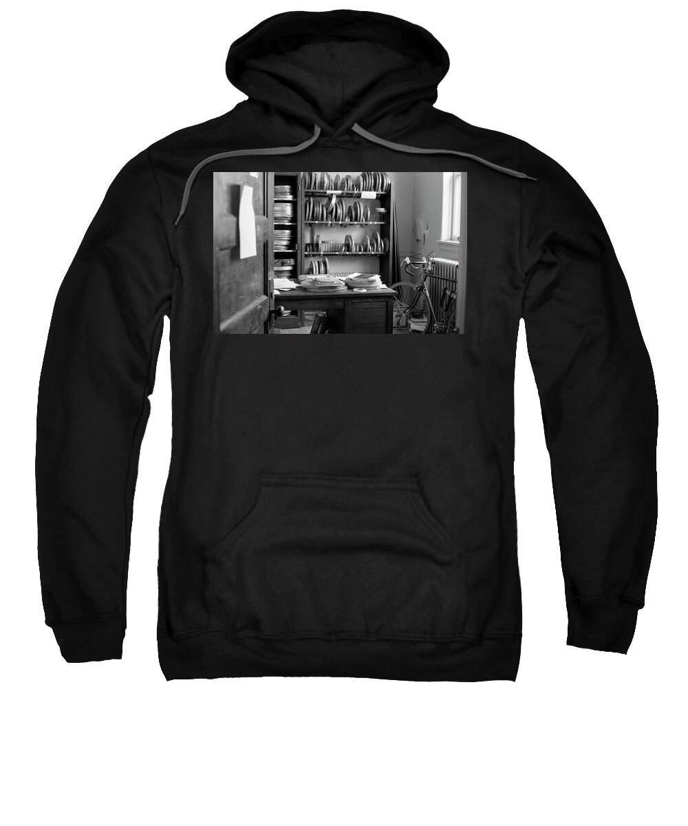 Northwestern University Sweatshirt featuring the photograph The Office of a Teaching Assistant, 1979 by Jeremy Butler