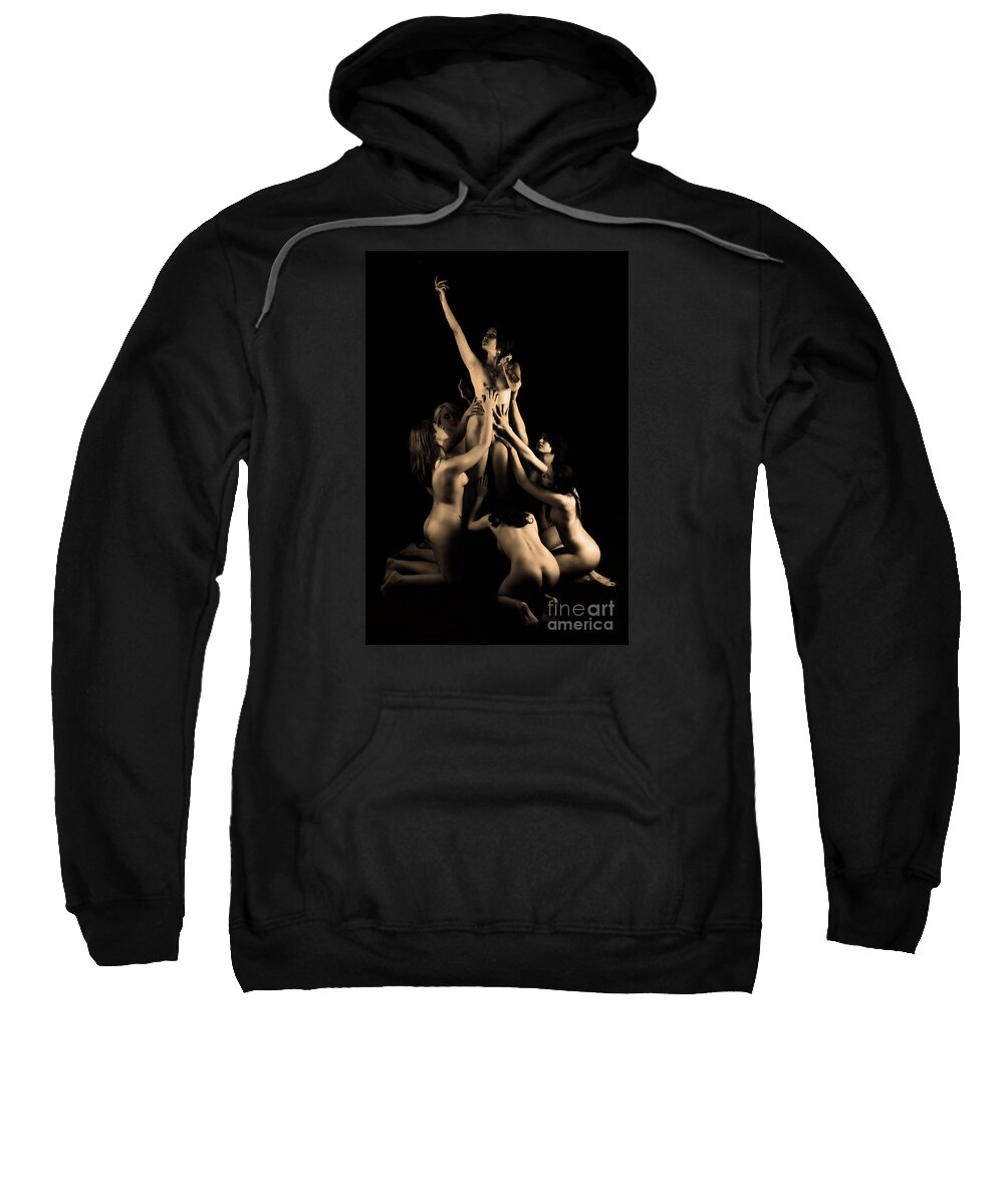 Artistic Photographs Sweatshirt featuring the photograph The Power by Robert WK Clark