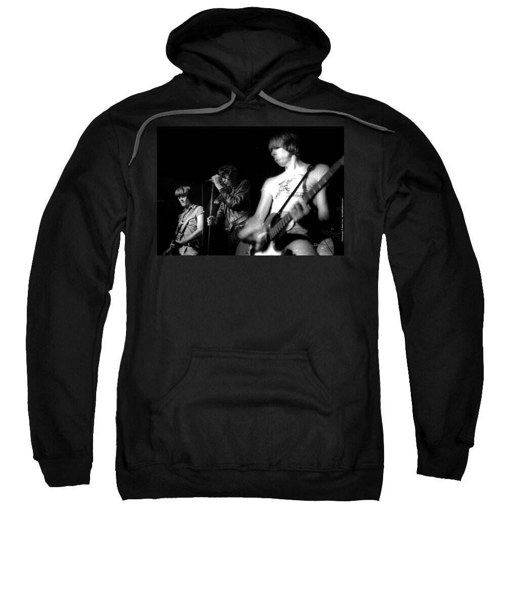 The Ramones Sweatshirt featuring the photograph The Ramones by Mark Ivins