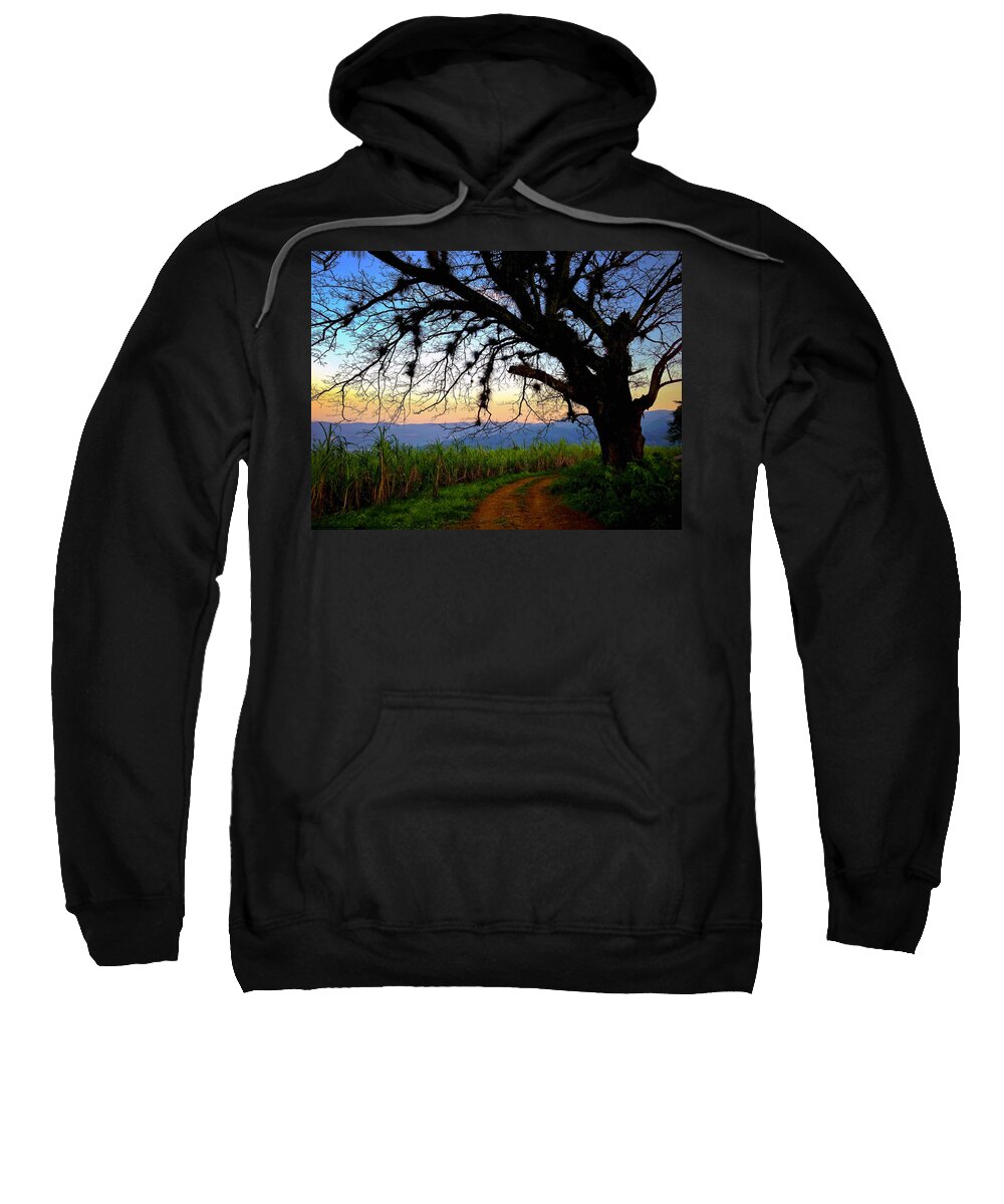 The Road Less Traveled Sweatshirt featuring the photograph The Road Less Traveled by Skip Hunt