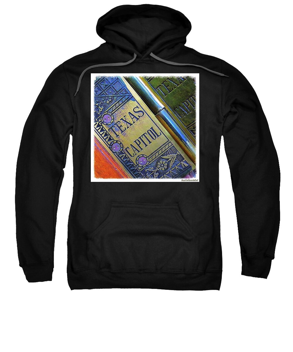 Perspective Sweatshirt featuring the photograph Trying Hard Not To Become by Austin Tuxedo Cat