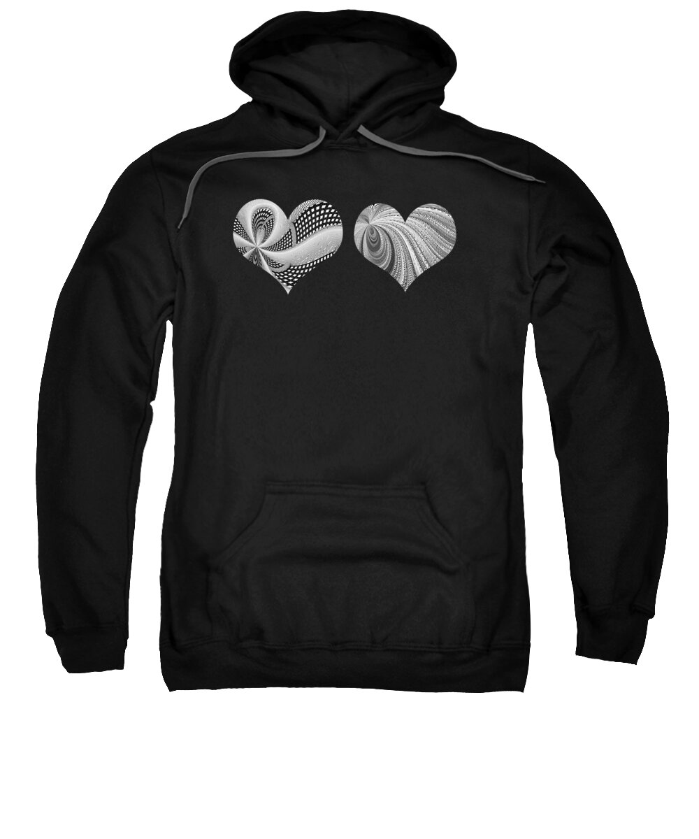 Heart Sweatshirt featuring the photograph Two Hearts Speeding by Marilyn Cornwell