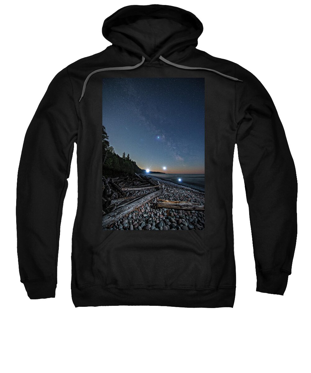 Stars Sweatshirt featuring the photograph UV by Doug Gibbons