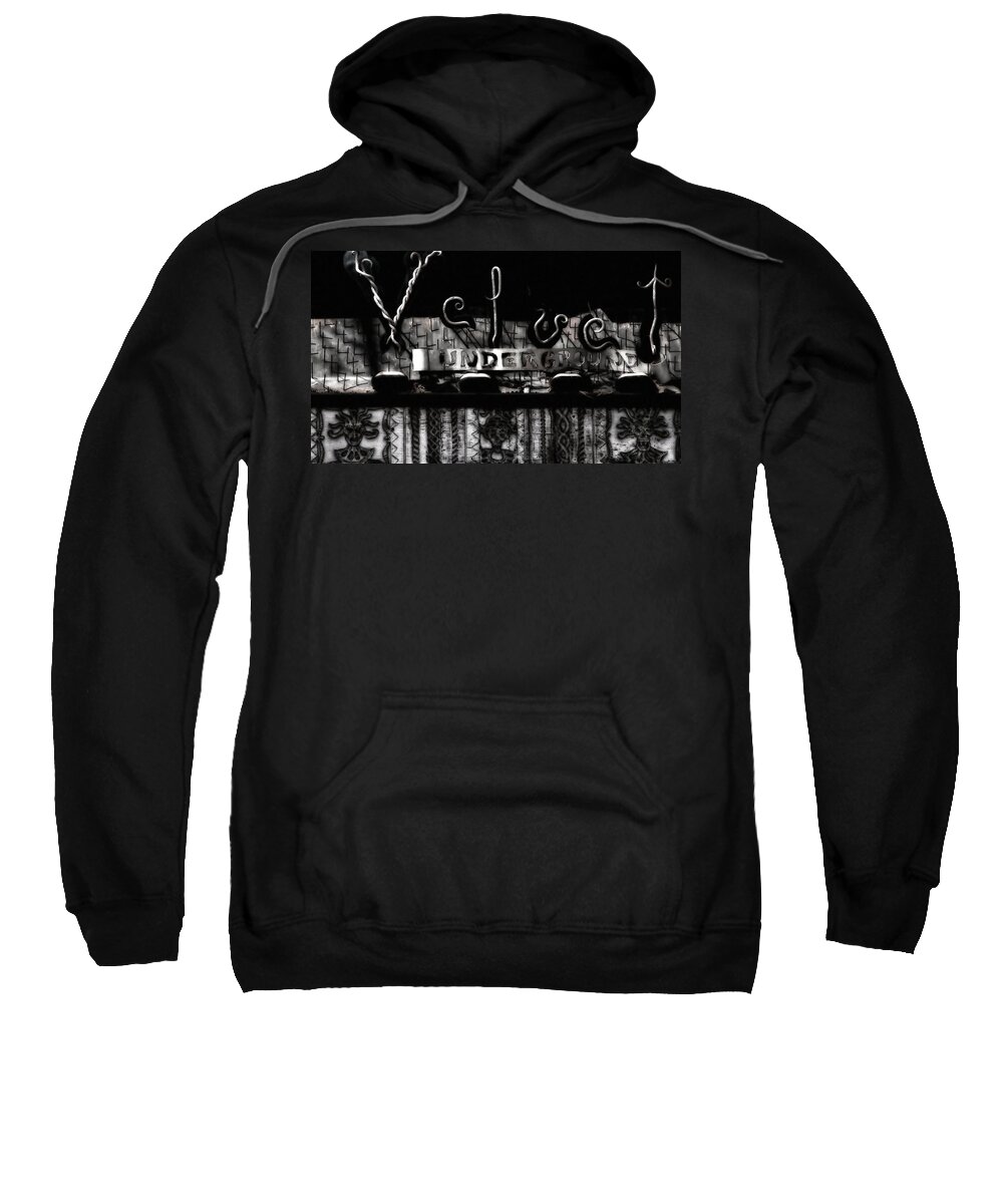 Velvet Underground Sweatshirt featuring the photograph Velvet Underground by Andrea Kollo