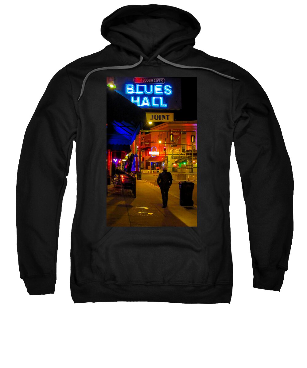Memphis Sweatshirt featuring the photograph Walking in Memphis by Jeff Kurtz