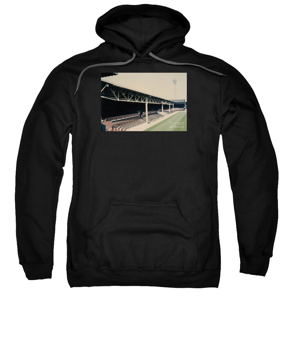  Sweatshirt featuring the photograph West Bromwich Albion - The Hawthorns - Halfords Lane West Stand 1 - 1970s by Legendary Football Grounds