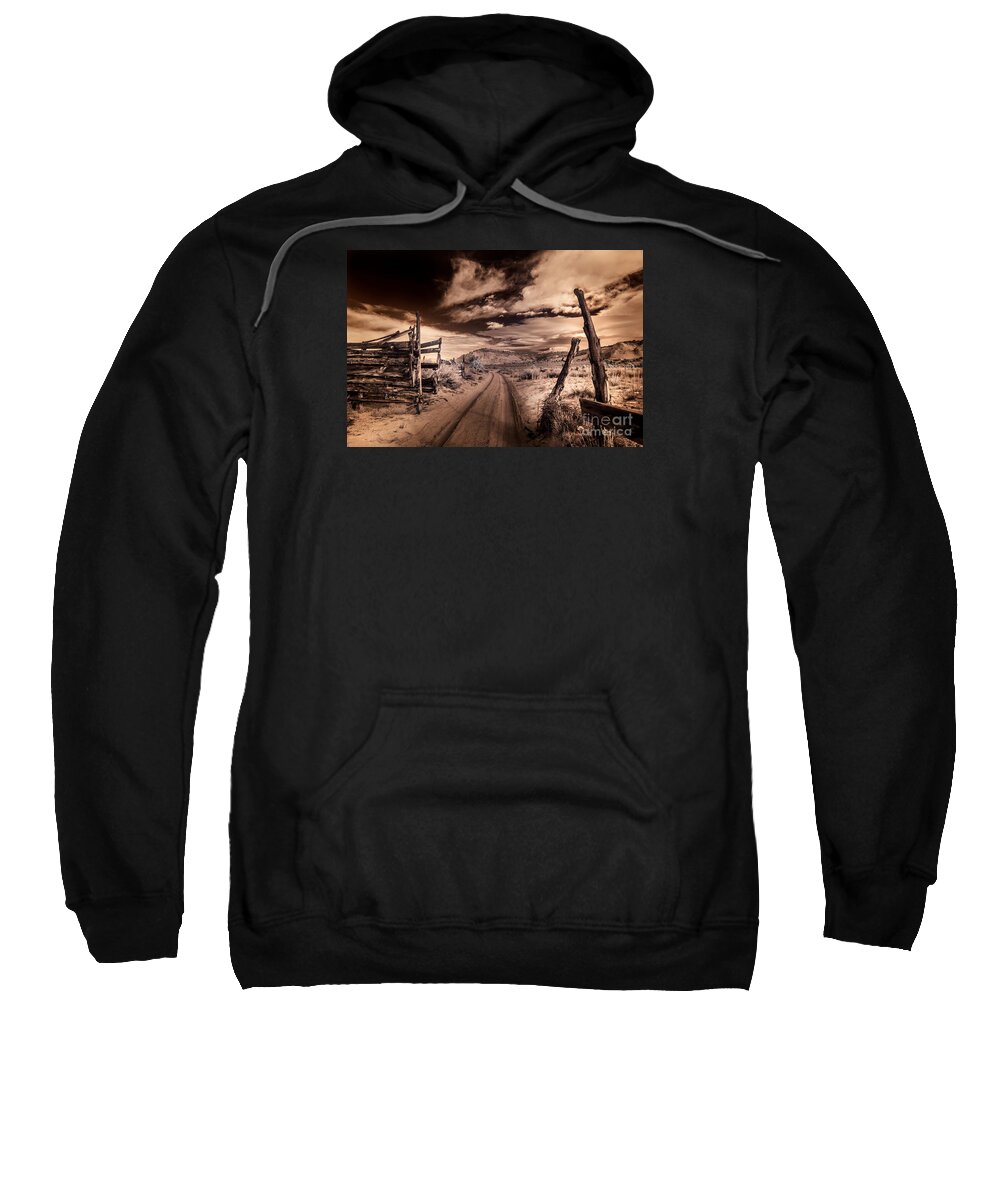 White Pocket Corral Sweatshirt featuring the photograph White Pocket Corral by William Fields