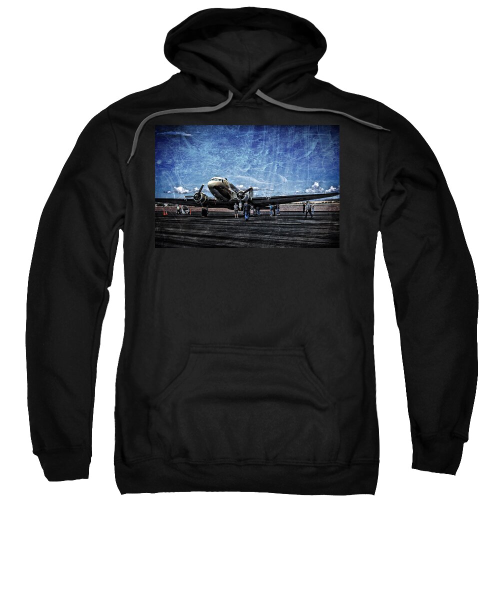 Photograph Sweatshirt featuring the photograph WWII Workhorse by Richard Gehlbach
